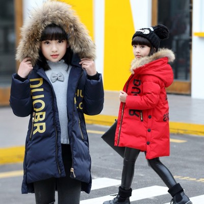 儿童羽绒棉服女中长款冬装加厚连帽棉袄 商品反馈