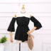 2018 mùa hè mới phong cách kỳ nghỉ màu rắn từ cổ áo quây trumpet tay áo eo tie jumpsuit bãi biển váy quần 	váy ôm eo xòe	 Váy eo cao