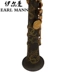 Elman Earl Mann Nhạc cụ Nâng cao chuyên nghiệp Treble Drop B Matte Black Nickel Gold Key Saxophone - Nhạc cụ phương Tây