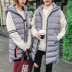 2017 mới mùa đông Hàn Quốc phiên bản của nam giới và phụ nữ với cùng một vest trong dài xuống áo khoác bông vest những người yêu thích jacket jacket vest áo gile Áo vest cotton
