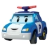 Xe cảnh sát biến dạng Poli POLI Poli Cảnh sát trưởng xe hợp kim xe cứu thương cứu hỏa xe tải cậu bé hoạt hình xe - Chế độ tĩnh