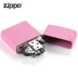 Zippo nhẹ chính hãng Zippo Mỹ màu hồng đỏ trắng mờ sơn 238zl nam và nữ đích thực - Bật lửa