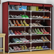 Lắp ráp tủ giày đơn giản giá giày hai mặt dual-sử dụng cửa vườn phong cách Châu Âu-phong cách giày giá stereo loại tủ phân vùng giày nhà bếp
