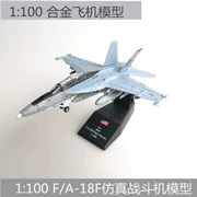 Máy bay vận tải F18 Hornet mới 1: 100 máy bay chiến đấu mô hình hợp kim mô phỏng F A-18F - Mô hình máy bay / Xe & mô hình tàu / Người lính mô hình / Drone