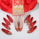 Свадебные туфли, обувь для невесты для беременных, китайский стиль