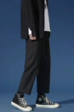 Летние расширенные штаны для отдыха, большой размер, в корейском стиле, изысканный стиль, свободный прямой крой