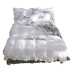 Công chúa gió giường bốn mảnh váy loại chăn đôi chăn bông rửa giường bông trải giường - Váy Petti váy giường Váy Petti