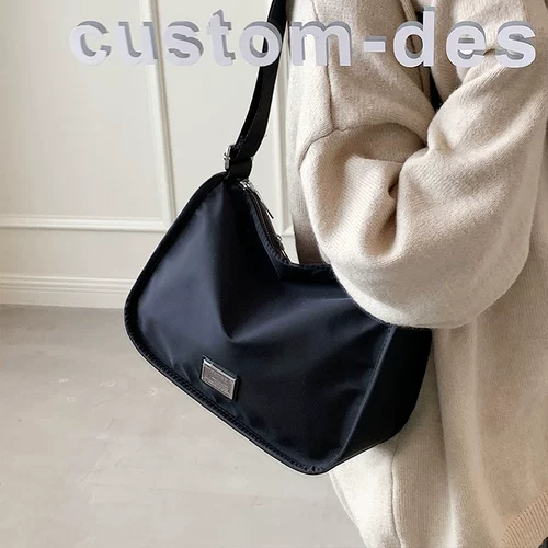 Нейлоновая сумка на одно плечо, вместительная и большая сумка через плечо