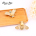 Hàn quốc Sang Trọng Bee Trân Trâm Nữ Corsage Pin Khóa Bầu Không Khí Đơn Giản Pha Lê Áo Len Cardigan Phụ Kiện Áo Khoác Trâm cài