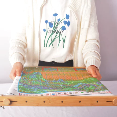 Рамка для поперечной вышивки 2023 Новая бамбуковая вышиваемая вышиваемая вышиваемая вышиваемая вышивка можно отрегулировать