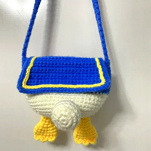 Барсетка ручной работы, сумка, крючок для вязания, набор материалов, Дональд Дак, DIY