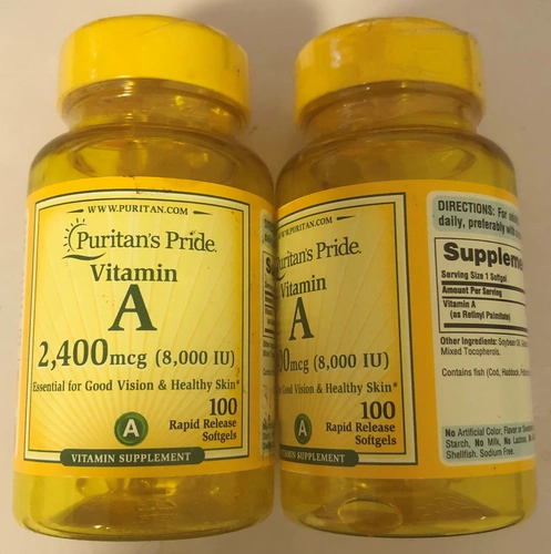 США витамин витамин мягкая капсула 100 зерна измерения VA