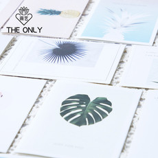 Поздравительная открытка 薇艺70张北欧风贺卡 创意节日祝福喜庆生日家居花艺diy礼品小卡片