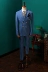 Bộ đồ đôi của Kloben Bộ đồ ba lỗ nam Bộ đồ mùa thu và mùa đông mới sọc xanh Anh - Suit phù hợp
