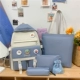 Синий комплект, подвеска, с медвежатами