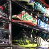 [Официальная подлинная] Supbro Shoe Box AJ Sneakers Shoe Cabine Sabe Cabine Macri Shoe Wall стена прозрачная коробка управления звуком освещения