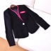 X081 mùa xuân và mùa thu mới tính khí Slim dày OL áo len nhỏ phù hợp với kinh doanh mặc áo sơ mi của phụ nữ D6 Business Suit