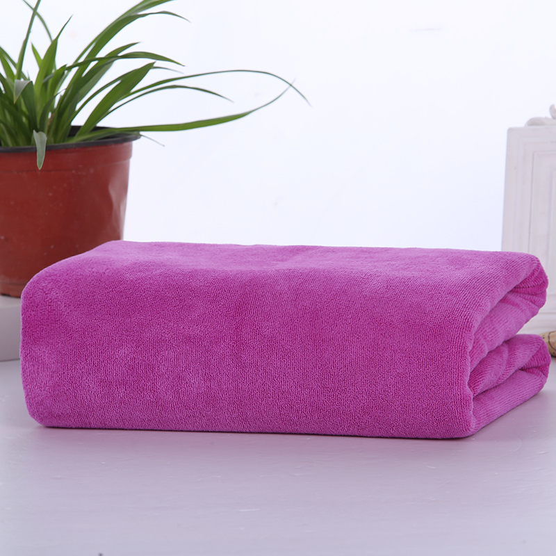 Medium PurpleBeauty Salon enlarge Bath towel Foot therapy shop hotel Bed towel special-purpose Sofa towel than pure cotton water uptake Quick drying No hair loss