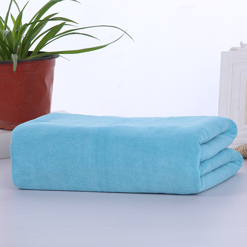 Blue LakeBeauty Salon enlarge Bath towel Foot therapy shop hotel Bed towel special-purpose Sofa towel than pure cotton water uptake Quick drying No hair loss