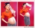 32 cho thuê phiên bản tiếng Hàn của studio ảnh bà bầu 2017 phụ nữ mang thai ảnh quần áo thời trang bà bầu ảnh dịch vụ chụp ảnh mẹ đồ bầu mặc nhà Áo thai sản