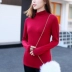 Mùa xuân modal cao cổ áo đáy quần nữ dài tay mỏng cọc cổ áo quần mùa thu phiên bản Hàn Quốc của áo thun rộng cỡ lớn hoang dã