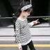 Áo thun bé gái xuân hè 2018 mới to bồng con Hàn Quốc phiên bản áo khoác đại dương 8 trẻ em 10 thời trang 12 áo đáy 15 tuổi