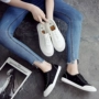 Mùa hè 2018 mới in siêu cháy giày vải nữ retro gió gió Harajuku ulzzang giày dâu hoang dã giày sandals nữ