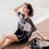 Áo tắm nữ dễ thương Nhật Bản gió bảo thủ sinh viên Hàn Quốc chia mạng người mẫu đỏ 2019 fan cổ tích mới - Bộ đồ bơi hai mảnh