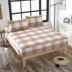 Cotton chần giường 笠 mảnh duy nhất Nhật Bản-phong cách rửa sạch bông màu rắn Simmons bảo vệ bìa 1.5 m 1.8 m trải giường Trang bị Covers