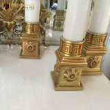 Канадские полные меди двойной макао в стиле Langzhuan Blocks блоки блоки виллы домашняя одежда золото высокий дизайн