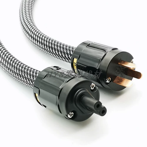 古河 OFC кислородная медная медь Hifi -LEVEL Power усилитель национальный стандарт/стандартный/американский усилитель мощности CD лихорадка мощность 2 -отверстие 8 -характерная хвостовая вилка