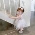 Lin Lin Family Baby Girl Váy Baby Summer Dress Baby Dress Girl Lace Princess Dress Children Wear - Váy Váy