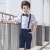 Trang phục trẻ em hoa cô gái ăn mặc chủ boy quần áo hiệu suất quần áo trường tiểu học điệp khúc phù hợp với cậu bé bib