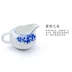 Chén gốm sứ trắng sứ quy mô lớn vẽ tay trà biển xanh và trắng sứ Kung Fu bộ phù hợp với công cộng tách trà phụ kiện - Trà sứ