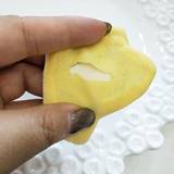 Желтая вышитая хлопчатобумажная ткань наклеек ткани DIY Аксессуары для одежды находятся за 1 кусок хлопчатобумажной отверстия 5 таблетки