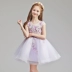Váy công chúa cô gái váy dạ hội piano ngắn đoạn sinh nhật váy fluffy sợi bé váy cưới mùa thu - Váy trẻ em