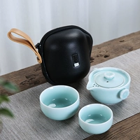Чайный сервиз, комплект, портативная сумка для путешествий, уличный чай, простой и элегантный дизайн, сделано на заказ