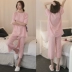 Hàn quốc phiên bản của bộ đồ ngủ mùa hè của phụ nữ ngắn tay đồ ngủ của phụ nữ nửa tay nhà dịch vụ của phụ nữ mùa xuân và mùa thu phù hợp với mùa hè ngọt ngào đồ ngủ bộ pijama Bộ Pajama
