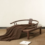 Есть стул Zentang Black Peach Wood Zen, главный стул, кресло с твердым древесиной, новое китайское стиль -стул -Тенон