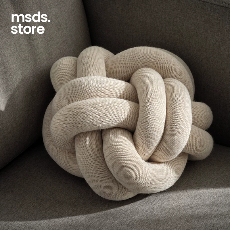[СУЭд imported Design House Stockholm Knot завязывая подушка для дивана, домашний декоративный подушек]