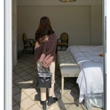 Стеганая бархатная куртка, лонгслив, 2023, оверсайз