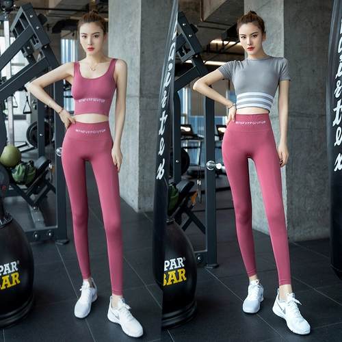 Быстросохнущая элитная одежда для йоги, модные штаны, бюстгалтер, спортивный костюм для спортзала, популярно в интернете, для бега