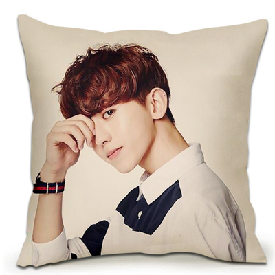 蔡徐坤抱枕定做明星真人照片枕头