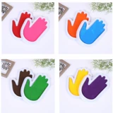Модель модели Дуйина Национальный день детский рисунок для рисования пальцев с печатью, гребец, граффити -рисование пальмы цветовой пигмент, не -токсичный можно вымыть