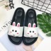 Dép và dép nữ mùa hè phim hoạt hình gấu dép ngoài trời đáy dày tăng non-slip nhà trong nhà dép đáy mềm ladies shop giay dep Dép