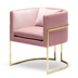 Đơn giản đơn sofa vải sofa hiện đại máy tính cá nhân Bắc Âu phòng khách giản dị sofa ghế hồng lười biếng - Ghế sô pha ghế sofa gỗ nguyên khối Ghế sô pha