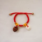 Детский браслет из красной нити, защитный амулет