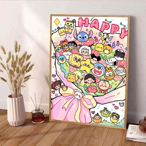 Детские наклейки, мультяшный набор материалов, картхолдер, игрушка, «сделай сам», новая коллекция