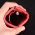 túi lưu trữ kỹ thuật số lớp đầu tiên của gói túi da nhập học tai nghe Bluetooth ngân hàng tai nghe túi thẻ ví ziplock - Lưu trữ cho sản phẩm kỹ thuật số túi đựng airpod Lưu trữ cho sản phẩm kỹ thuật số