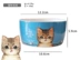 Xuất khẩu bát gốm sứ Nhật Bản chậu rửa bát mèo bát thức ăn cho mèo Mèo cần thiết hàng ngày bát gốm bát con chó Cat / Dog hàng ngày Neccessities